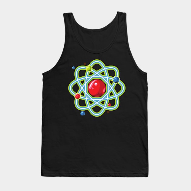 movement of the atom Tank Top by rayanammmar